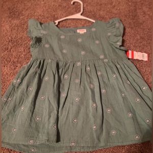 NWT - Cat and Tank - flown tank - teal eyelet -size 10/12